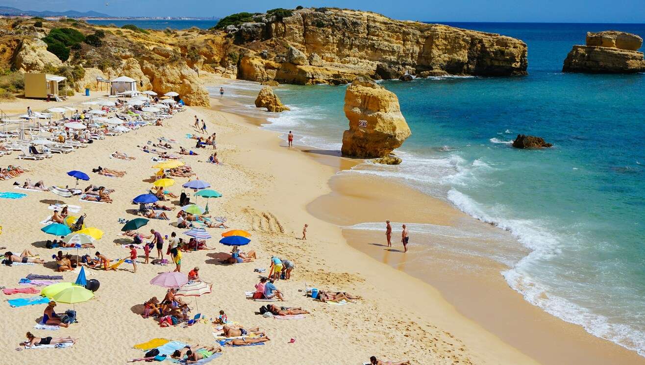Plaża w Albufeira