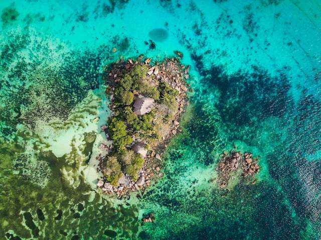 Praslin island Seychelles