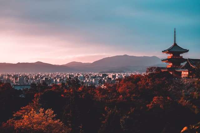 Japonia – widok na Tokio i górę Fudżi, symbol nowoczesnej Azji