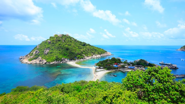 Widok plaży Koh Samui