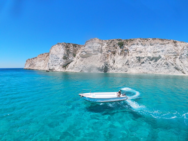 Greek island ferry