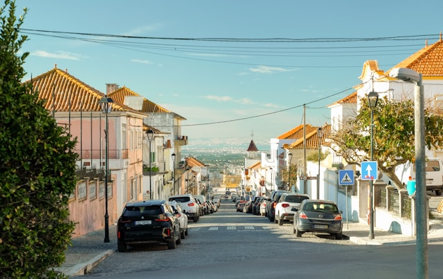 Scenic coastal road trip route in Portugal