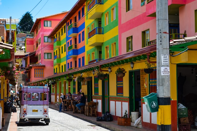 Colombian culture and street